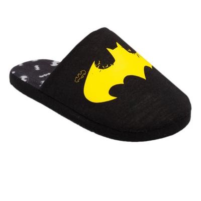 Mens Distressed Logo Slippers