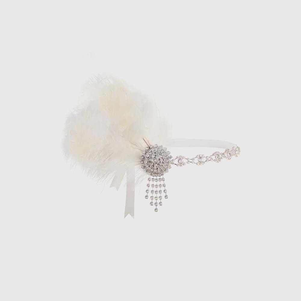 Crystal Cosplay Dress Headwear Vintage 1920s Hair Accessories  Stage Performance