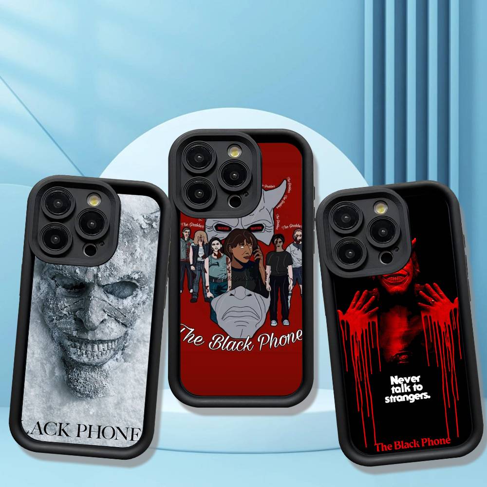 Horror Movie The B-Black P-Phone TPU Phone Cover For Iphone 17 16 15 14 13 12 11 Pro Max Plus Case Cover
