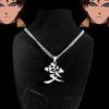Stainless Steel Chinese Characters Love Necklace - Anime & Hip Hop Street Style