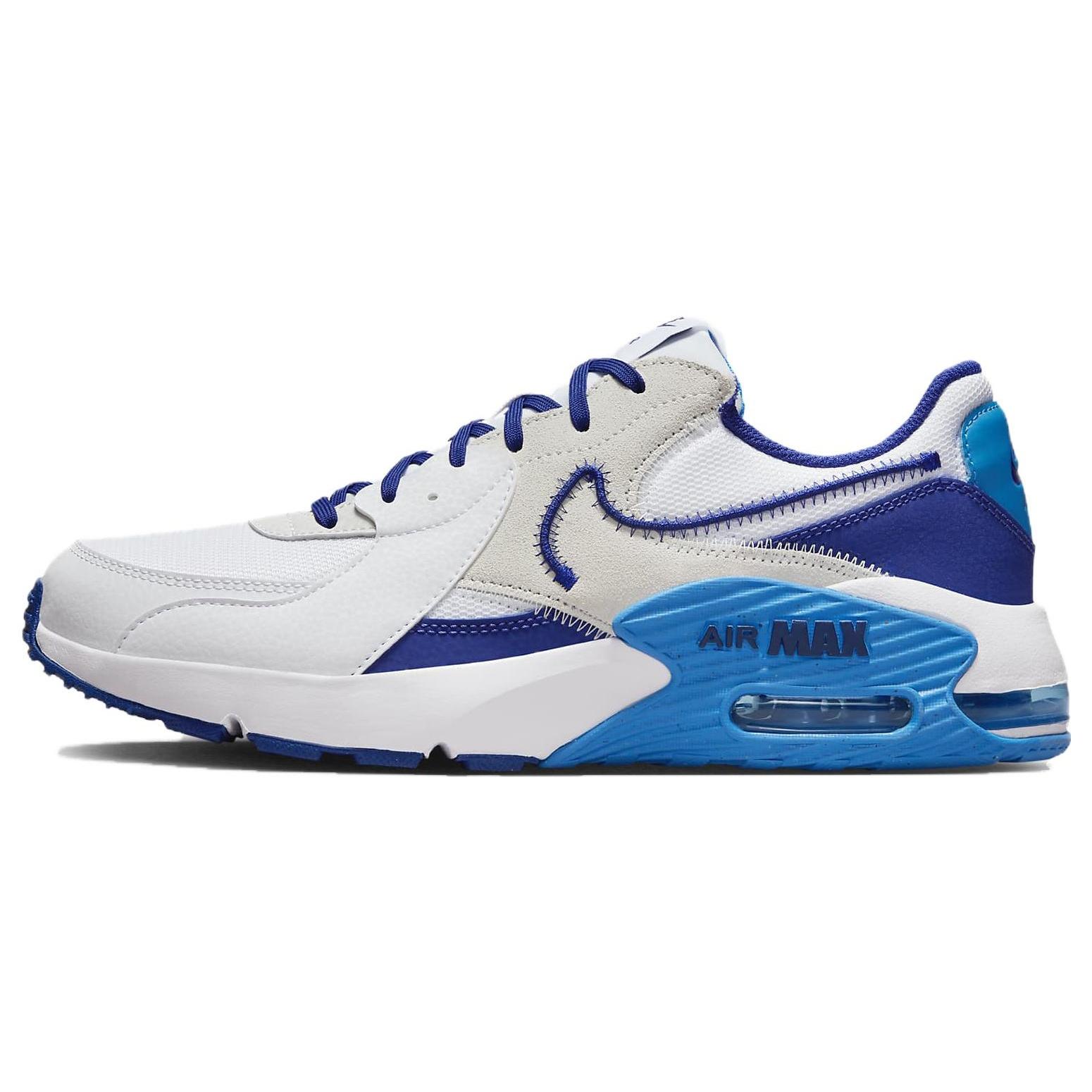 Nike Air Max Excee  White Deep Royal Blue  Men s DZ0795-100 EU 41