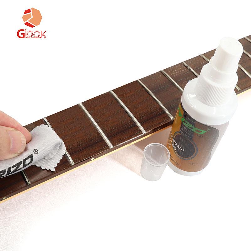 Guitar Care Set: Cleaner, String Rust Prevention, Fingerboard Lemon Oil, Rust Remover, Polishing & String Protector.