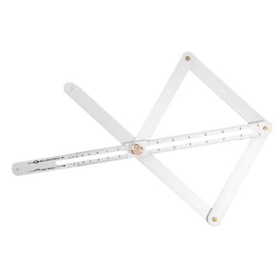 Winkelmesser für Ecken Winkel Finder mit klarer Skala Mehrwinkel Winkelmesser Geodreieck Aluminiumlegierung Frei skalierbar