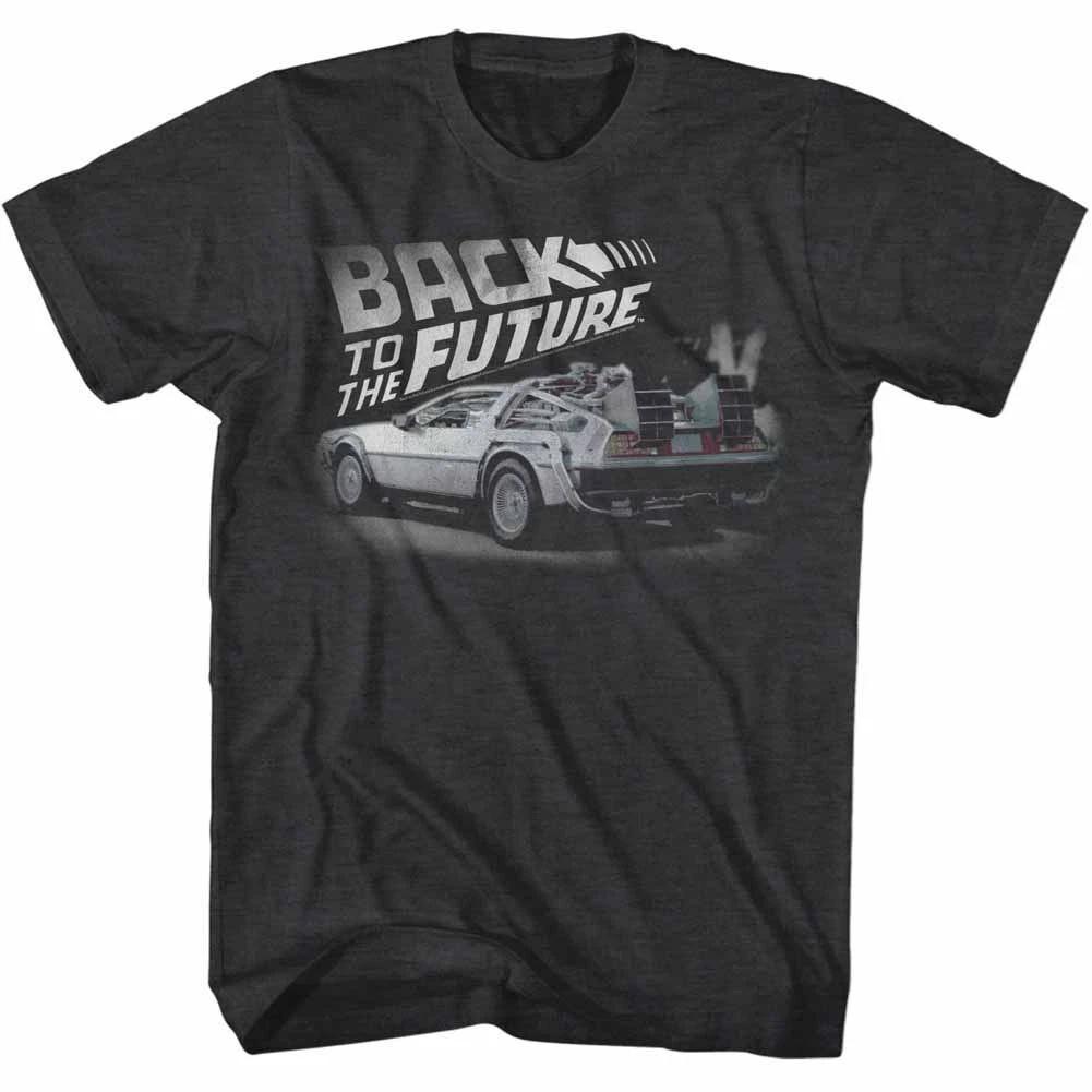Back To The Future - Faded - Short Sleeve - Heather -  - Children s T-shirt 160