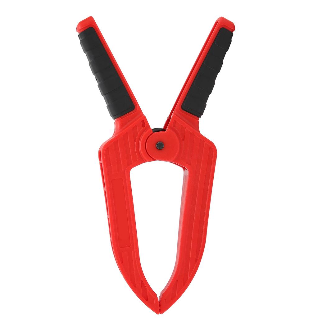 Spring Clamp with Long Flat Nose Plastic Fixing Clamp Woodworking Fixture Accessory3in Opening 75mm Deep 110mm