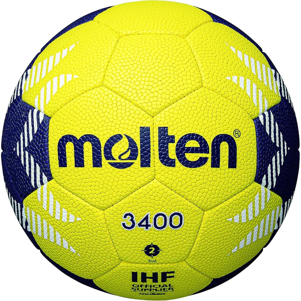 Molten A3400 Size 2 Handball H2A3400-YN for High School and Above Girls