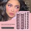 5D False Eyelashes - 10 Pair Pack: European & American Style, Multi-Layer, Soft, Natural, Dense