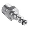 2 Piece Heavy Duty Garden Hose Fittings Couplers Joints Suitable for Vax Pressure Cleaners Metal Quick Release Couplings