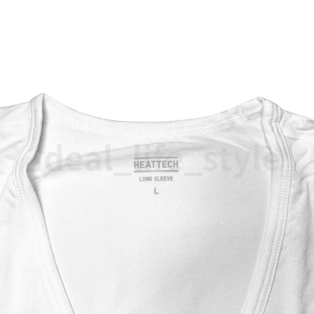 Uniqlo חולצת טי HEATTECH עם צווארון V ושרוולים ארוכים S-4XL שרוולים 9/10 גברים 479440 חדשה עם תג