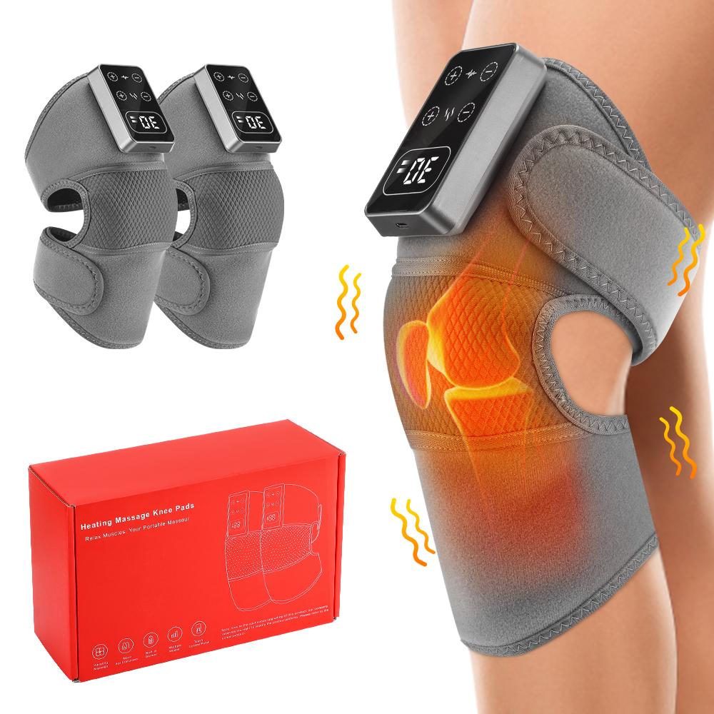 Electric Heating Knee Wrap with 5 Modes Muscle Relaxation Hot Compress Joint Protection Vibration Device for Leg Massage