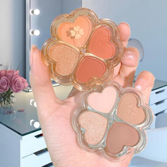 6g paleta očních stínů Blend Easily Non-létající pudr Snadno stínující Začátečníci Paletka očních stínů Lucky Clover pro ženy