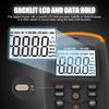 BTMETER BT-42B TRMS 6000 Count Multimeter, Auto-Ranging, Tests Volt/Amp/Ohm/Cap/Hz/Diode/Temp/Continuity, Backlit LCD