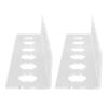 2PCS Small Balls Display Rack Acrylic Clear Wall Mounted Floating Shelf 12 Balls Stand Holder for Ta