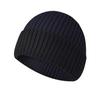 Rabbit velvet core-spun yarn knitted hat winter new men's and women's warm wool hat crimped hat outdoor dome pullover hat