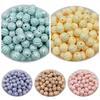 Creative 10pcs 11MM Making Handmade Bracelet Macaron DIY Beads Pearlescent Acrylic Watermelon Beads Solid Color Loose Beads Beads