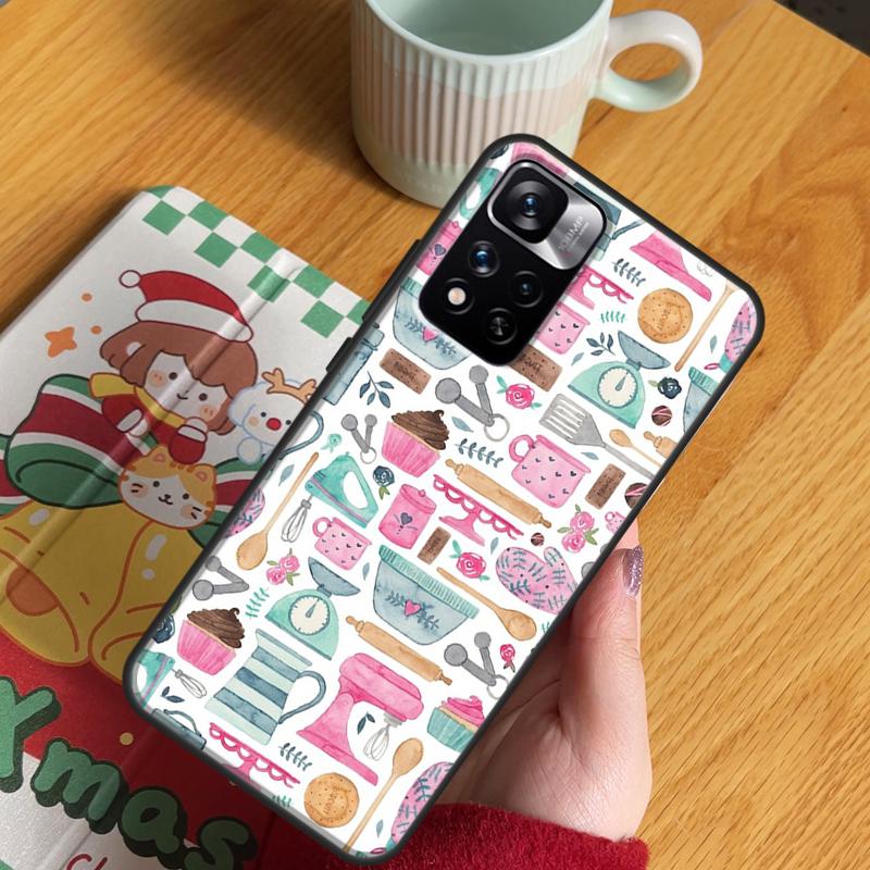 Baking Tools Case For Xiaomi Redmi Note 14 13 12 11 10 9 15 Pro Plus Redmi 15C 13 10C 12C 13C 14C 15 Cover