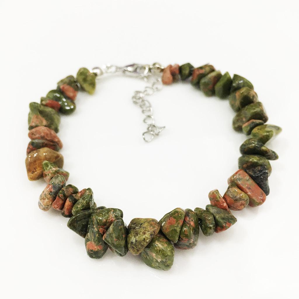 Pink Purple Agate Crystal Beaded Bracelet - Semi-Precious Gift for Female Students & Best Friends