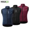 Wosawe Winter Warm Sykkelvest Jakke Thermal Fleece vindtett Gilet