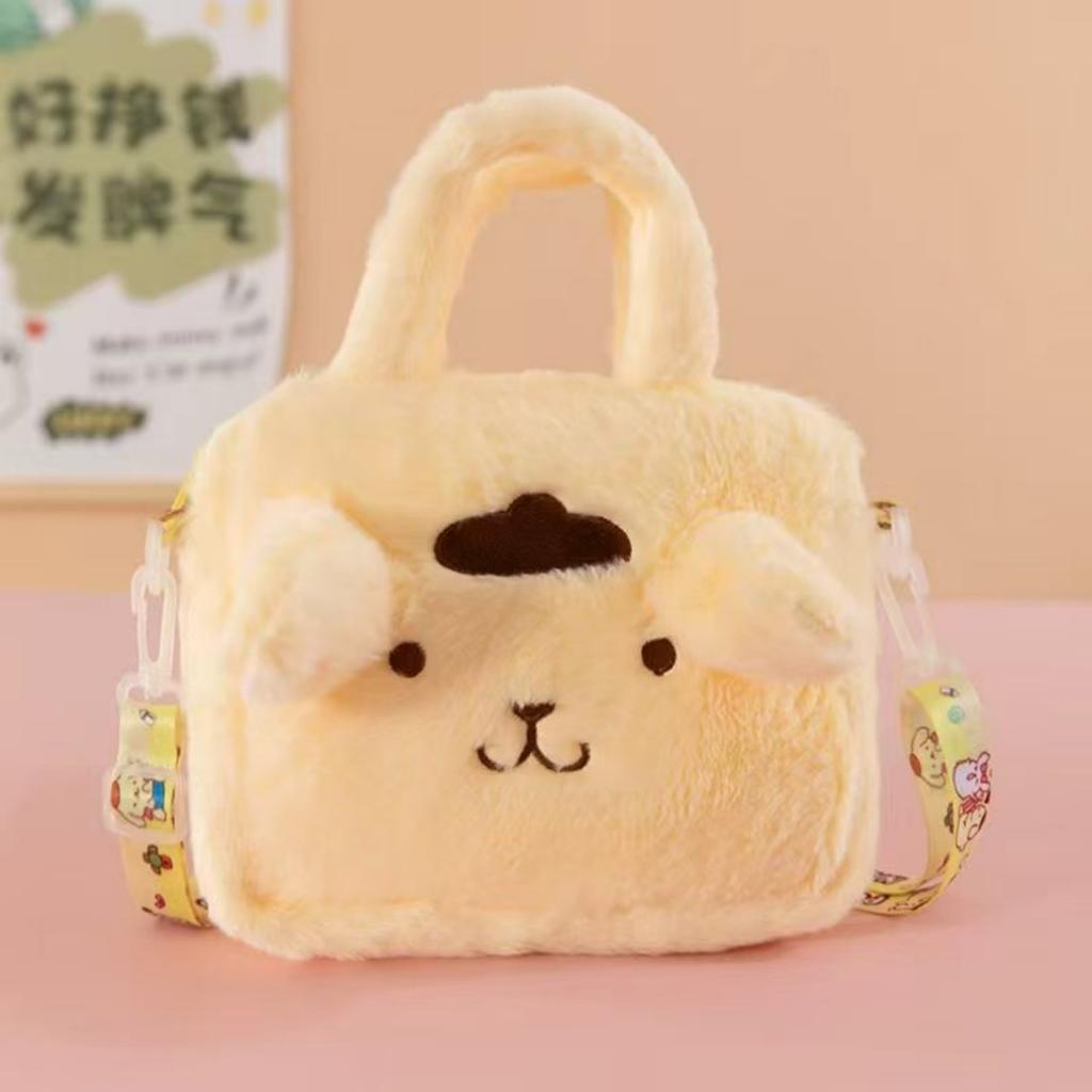 Cartoon Anime Handbag Soft And Cute Crossbody Bag Storage Travel Girl Birthday Gift