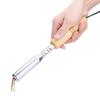 New 1Pc  Electric Soldering Iron Solder Welding Chisel Tip Wood Handle Home Tool