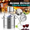 12/22/36L Destylator do bimbru Domowy Alkohol Woda Olejek Eteryczny Zestaw do Warzenia Kotła ze Stali Nierdzewnej Miedziany Nowy