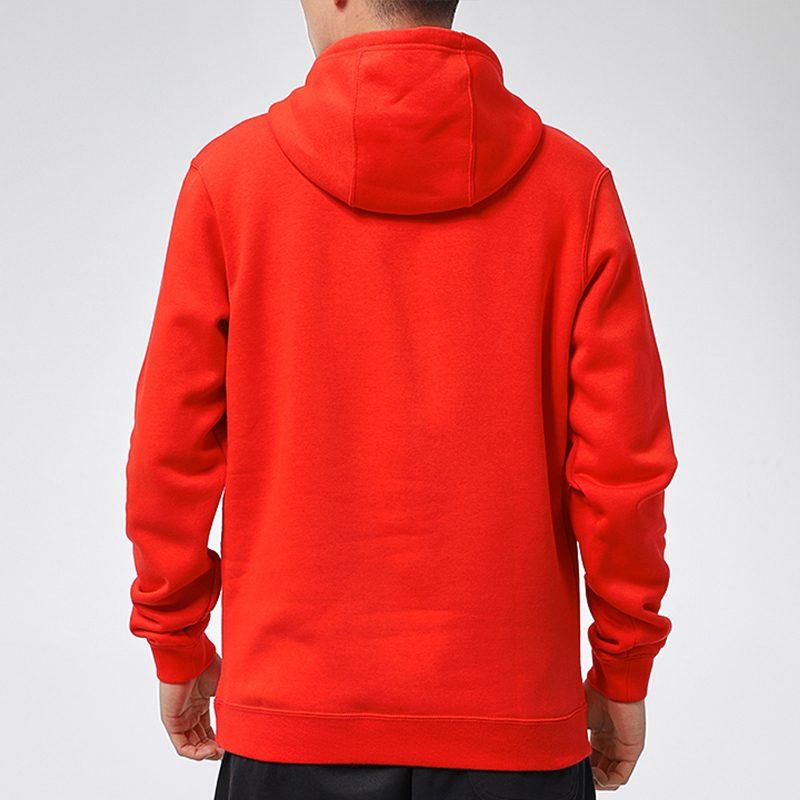 Nike Sweatshirts Men's University Red Hooded Moderate Regular DH1382-606