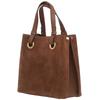 Vera Pelle Fonda Taupe Suede Women' Handbag