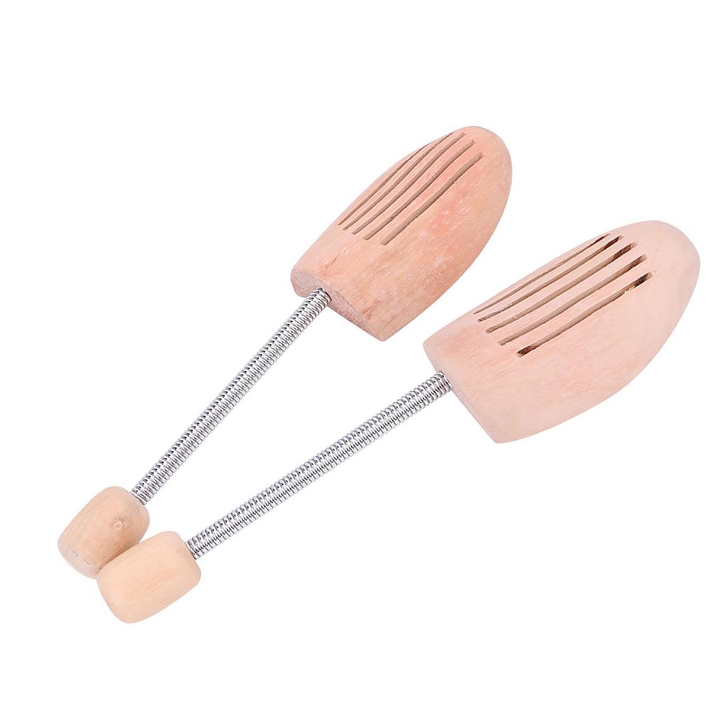 2 Stück Holz Anti-Verformung Anti-Falten Damen Herren Schuhspanner Halter mit Federleiste(41 42)