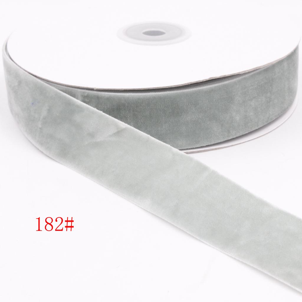 Small Size Packaging Multi-Colored Velvet Ribbon, Hair Accessories Diy Bow Decorative Flocking Webbing