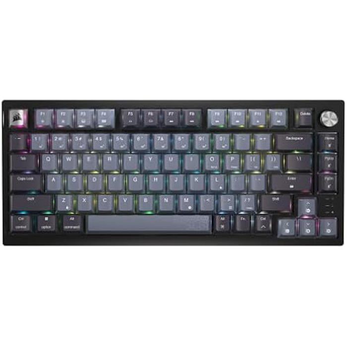 Clavier De Jeu Mécanique Sans Fil - CORSAIR - K65 Plus - RGB - 75 % - Commutateurs Linéaires MLX Red