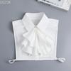 Girls Bowknots Lapel Shirt Detachable Collar Autumn Sweater Blouse Women Fake Collar Girls Removable Shirt Neck False Collar