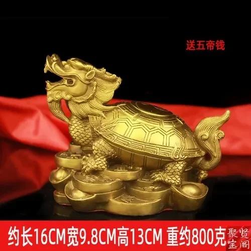 1 PC Brass Zhao Gongming ornaments living room Household Sacrifice office shop Desktop decoration Housewarming gift feng shui