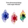 Hexagonal 3D Bird Repellent Wind Rotation Balcony Decorative Wind Chimes Garden Courtyard Hanging Wind Whirlwind Anti-bird