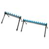 Fishing Rod Holder Stand 2 Section Telescopic Practical Ground Display Rack 8 Holes