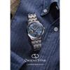 ORIENT STAR Automatic Winding Layered Made In Domestic Open Light Blue Watch, Skeleton, Mechanical, Japan, 2-Year Manufacturer's