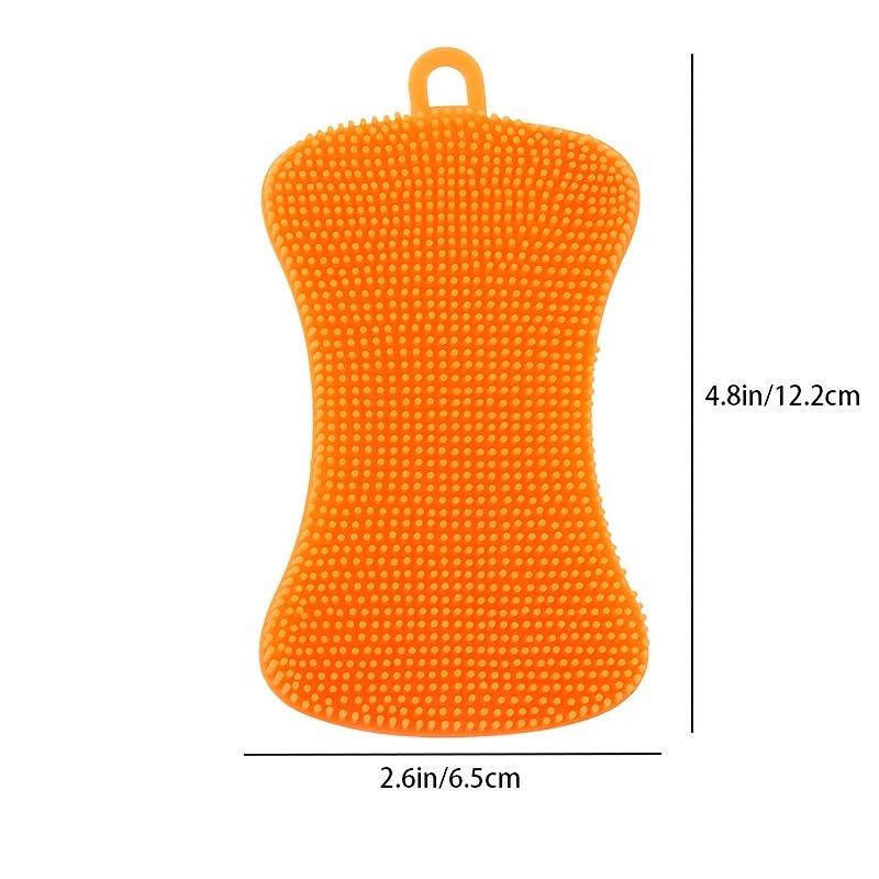 1PC Silicone Sponge Dishwasher and Kitchen Scrub, Reusable, Double-sided Cleaning Sponge, Multi-purpose, Used for Tableware