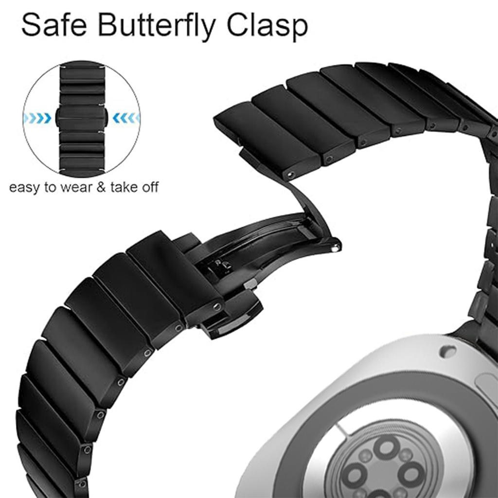 Titan Metallarmband für Samsung Galaxy Watch 8 40/44mm 8Classic 46mm Armband für Galaxy Watch Ultra 47mm Armband