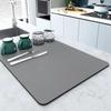 Abtropfmatte aus Kieselalgenschlamm, Abtropfmatte, rutschfeste, saugfähige Haustiermatte für Kaffeemaschinen