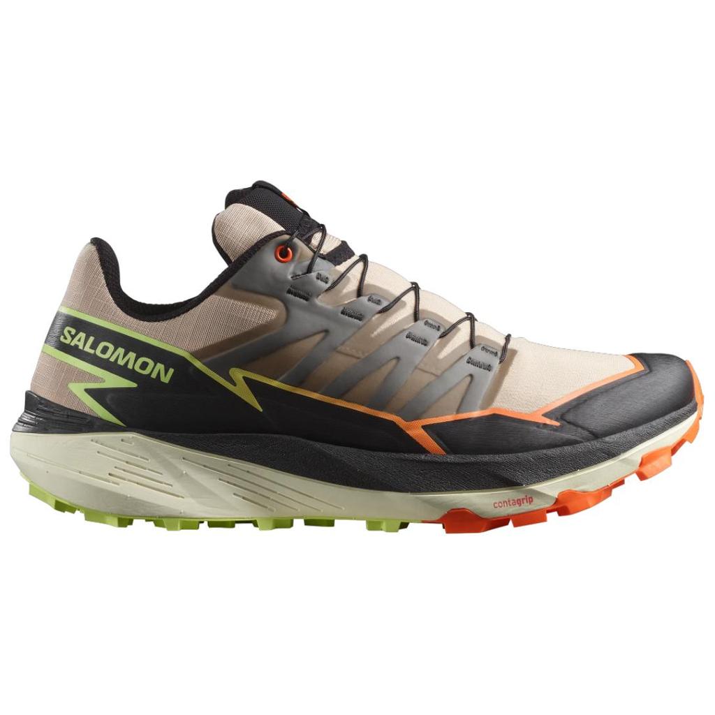 Salomon Thundercross Safari Men Sneakers Tan Red-Orange Sharp-Green L47688400