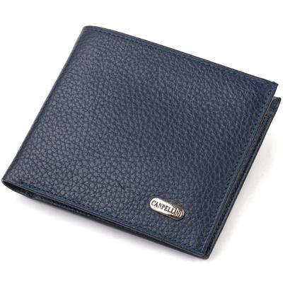 The Perfect Men's Wallet Made of Genuine Leather Flotar CANPELLINI 21787 Blue