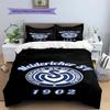 MSV Duisburg Pattern Bedding,Quilt Set Quilt Cover Pillowcase Home Birthday Gift(1 * Duvet Cover + 2 * Pillowcase, Without Core)
