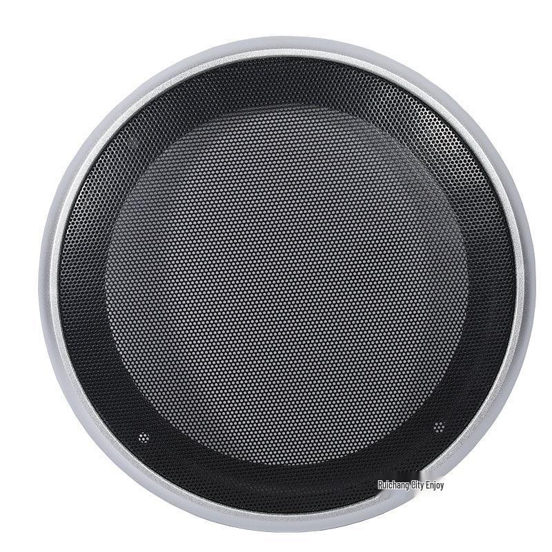Gold Speaker Grill Protective Net & Decorative Ring Faceplate for Audio DIY, Available in 4", 5", 6", 8", 10" Sizes