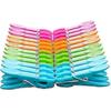 48 Assorted Clothespins Green, Blue, Orange, Pink