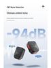 HO1 Lavalier Wireless Microphone - Dual Reception for Live Streaming, Mobile, Noise Reduction & Recording.