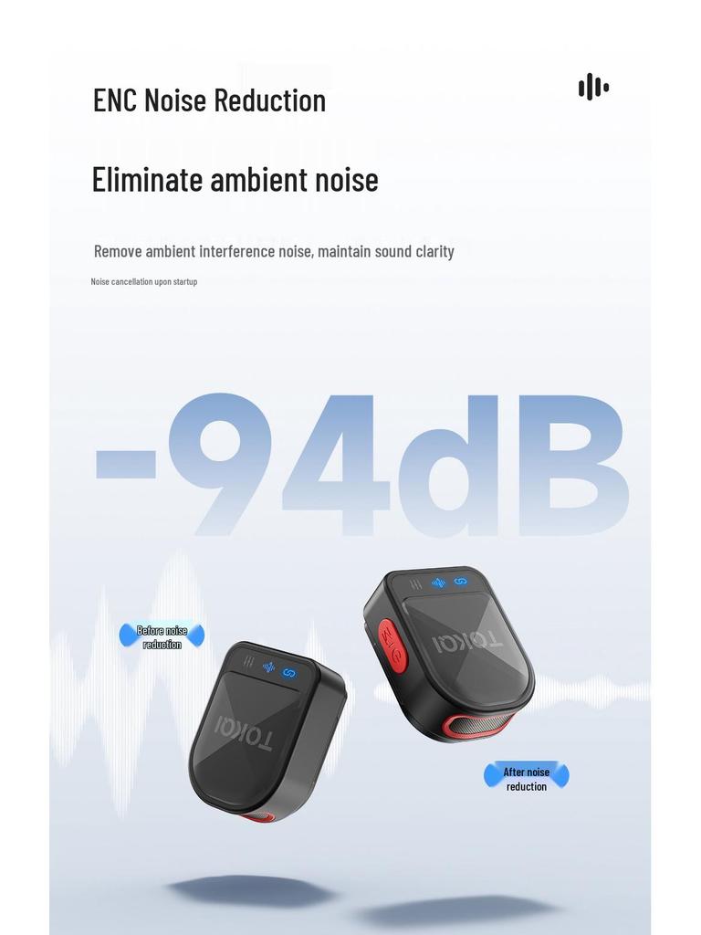 HO1 Lavalier Wireless Microphone - Dual Reception for Live Streaming, Mobile, Noise Reduction & Recording.