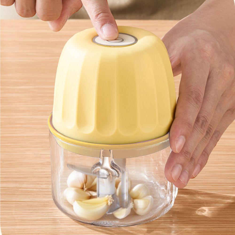 Electric Electric Garlic Crusher Small-Sized Wireless Blender Garlic Grinder  Chopping Garlic