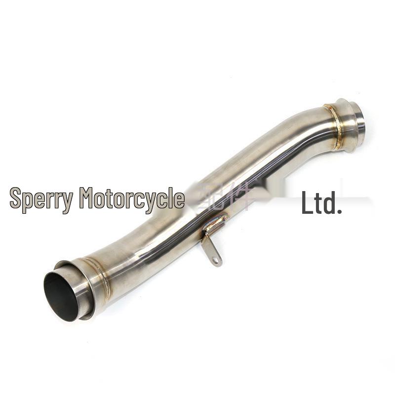 Compatible with KTM 1290 SUPER DUKE R/GT: Modified Mid-Section Exhaust Pipe with Three-Way Catalytic Converter.