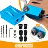7/14 15 Degree Oblique Hole Positioner Drill Bit Woodworking Invisible Threaded Hole Tool Set Angle Drill Guide Set Hole Punch