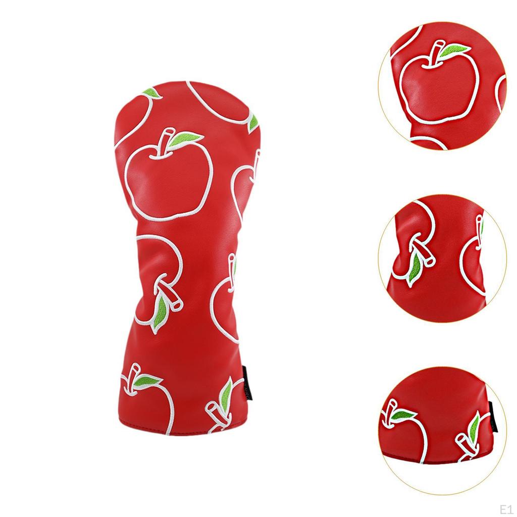 Fruit Printed Golf Wood Headcover Head Cover for Adorable Golfing Accessory Anti Scratch