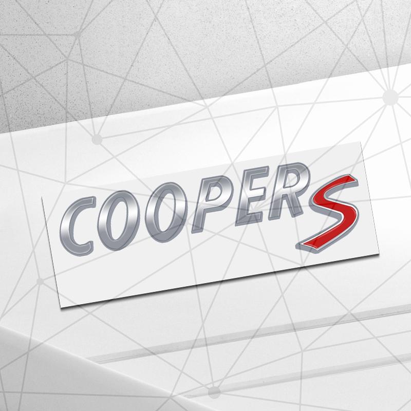 3D Auto Metal Cooper S SD Badge Car Rear Trunk Emblem Sticker LOGO Decor For Mini Cooper ONE Clubman Paceman JCW R56 R58 R59 F60